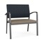 Lesro Newport Bariatric Chair Metal Frame, Charcoal, RS Night Sky Back, MD Farro Seat NP1401 - alternate 1